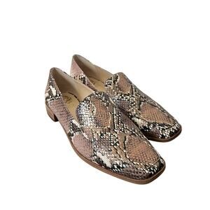 Vince Camuto Bryanna Snakeskin Loafers